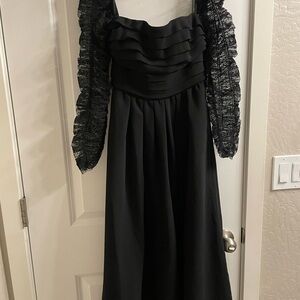 Self-Portrait Elegant Black Dress